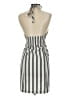 Tocca 100% Cotton Stripes Gray Casual Dress Size 2 - photo 2