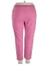 Roaman's 100% Cotton Solid Pink Active Pants Size 18 (L) - photo 2