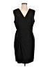 Cato Solid Black Cocktail Dress Size L - photo 1