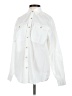 Travelsmith Solid White Long Sleeve Button-Down Shirt Size XS - photo 1