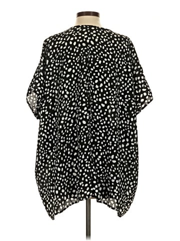 Cotton Bleu Short Sleeve Blouse (view 2)
