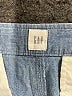 Gap Solid Blue Denim Shorts Size 12 - photo 3