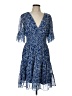 Max Studio Paisley Blue Cocktail Dress Size L - photo 1