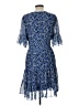 Max Studio Paisley Blue Cocktail Dress Size L - photo 2