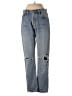 RE/DONE 100% Cotton Hearts Blue Jeans Size 26 waist - photo 1