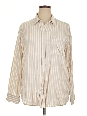 Gap Long Sleeve Button-Down Shirt (view 1)