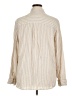 Gap Stripes Ivory Long Sleeve Button-Down Shirt Size XL - photo 2