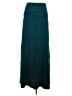 MONORENO Solid Teal Casual Skirt Size S - photo 2