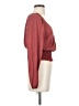 Moa Moa Burgundy Long Sleeve Blouse Size S - photo 4