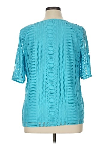 Dana Buchman Short Sleeve Blouse (view 2)