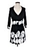 Boston Proper Graphic Black Casual Dress Size S - photo 1