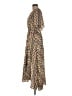 Code x Mode 100% Polyester Animal Print Brown Casual Dress Size M - photo 5