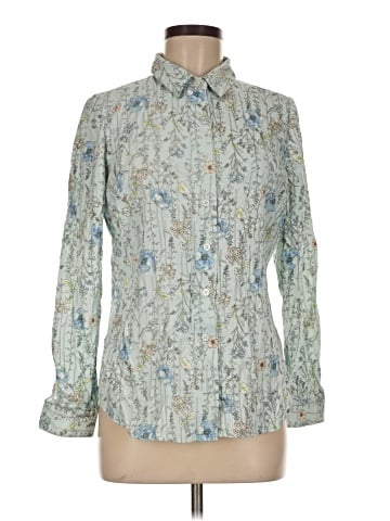 Winter Silks Long Sleeve Silk Top (view 1)