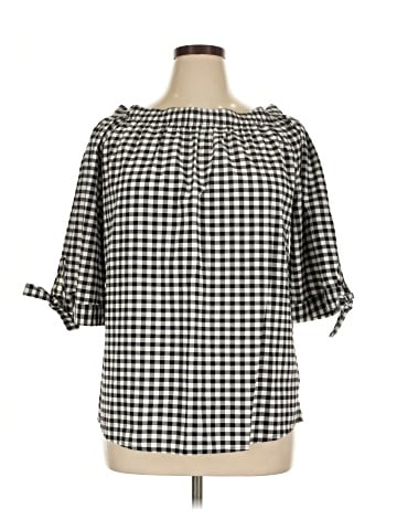 Per Se Short Sleeve Blouse (view 1)
