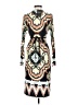 Olian Print Brown Casual Dress Size S - photo 2