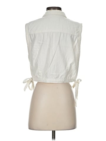 Pilcro Sleeveless Button-Down Shirt (view 2)