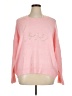 Sam and Jess Hearts Pink Pullover Sweater Size XL - photo 1
