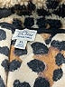 J.Crew 100% Polyester Animal Print Brown Faux Fur Jacket Size XL - photo 6