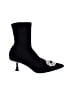 Uterque Black Ankle Boots Size EU 40 - photo 1