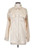 VICI 100% Polyester Solid Ivory Long Sleeve Blouse Size S - photo 1