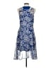 CAbi 100% Polyester Paisley Blue Casual Dress Size M - photo 2