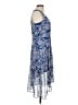CAbi 100% Polyester Paisley Blue Casual Dress Size M - photo 4