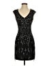 Aidan Mattox 100% Polyester Stars Black Cocktail Dress Size 2 - photo 1