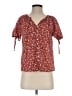 Universal Thread Red Short Sleeve Blouse Size XS - photo 1