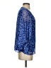Vince Camuto 100% Polyester Blue 3/4 Sleeve Blouse Size S - photo 4