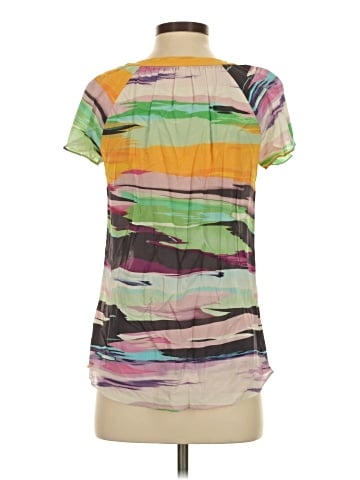 Shoshanna Short Sleeve Silk Top (view 2)