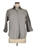 J.G. Hook Gray 3/4 Sleeve Button-Down Shirt Size 0X - photo 1