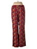 Silence and Noise Floral Red Casual Pants Size 2 - photo 2