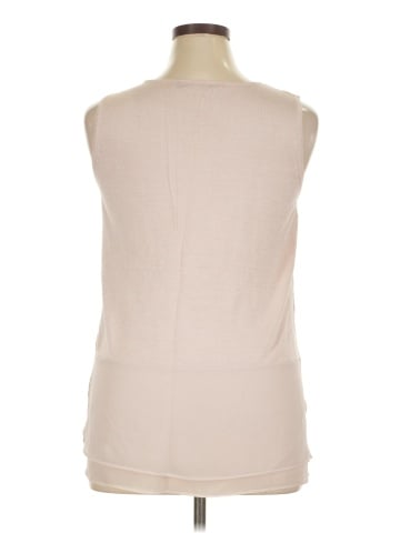 Nic + Zoe Sleeveless Silk Top (view 2)