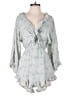 Surf Gypsy 100% Rayon Stars Gray Romper Size M - photo 1