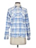 L.L.Bean 100% Cotton Plaid Blue Long Sleeve Button-Down Shirt Size XS - photo 1