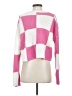 Moon & Madison 100% Acrylic Checkered-gingham Pink Pullover Sweater Size S - photo 2
