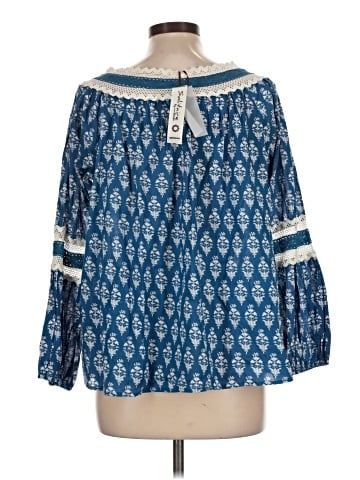 Solitaire 3/4 Sleeve Blouse (view 2)