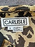 Carlisle 100% Silk Animal Print Brown Long Sleeve Silk Top Size 6 - photo 7