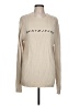 DKNY Jeans 100% Cotton Tan Pullover Sweater Size L - photo 1