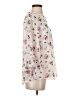 Matilda Jane 100% Polyester Floral Ivory 3/4 Sleeve Blouse Size XS - photo 4