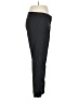 Ecru Solid Black Dress Pants Size 12 - photo 4