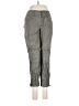 Daisy Fuentes 100% Cotton Gray Cargo Pants Size 2 - photo 1
