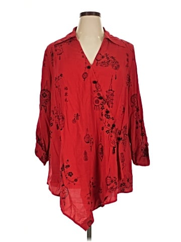 Soft Surroundings 3/4 Sleeve Blouse (view 1)