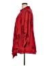 Soft Surroundings 100% Rayon Red 3/4 Sleeve Blouse Size 1X - photo 5