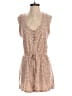 No Comment Hearts Tan Romper Size M - photo 1