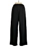 Essentials Solid Black Casual Pants Size L (petite) - photo 2