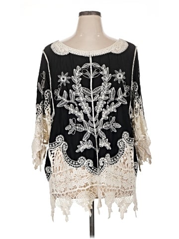 Cato 3/4 Sleeve Blouse (view 1)