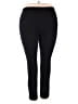 dalia Solid Black Active Pants Size XXL - photo 2