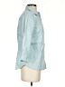 Covington 100% Cotton Teal 3/4 Sleeve Button-Down Shirt Size S - photo 4