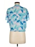 Buddy Love Tropical Blue Short Sleeve Blouse Size M - photo 2